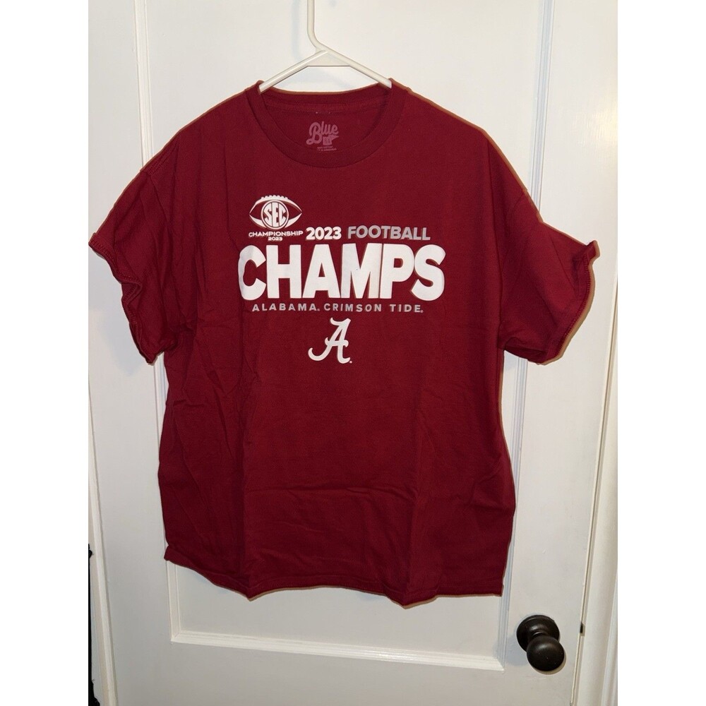 Blue 84 Mens XL Alabama Crimson Tide 2023 SEC Championship Short Sleeve T Shirt